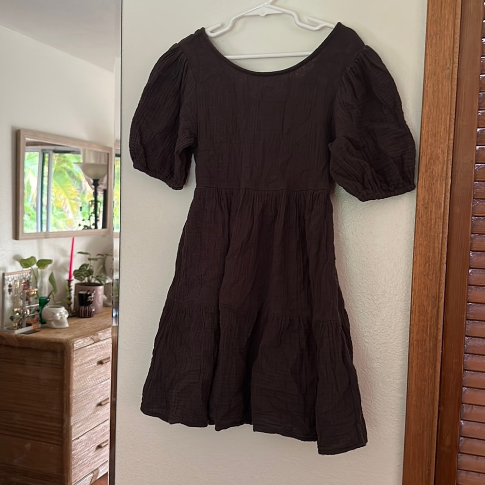 Cotton On faded Grey / Light Black Cotton Dress